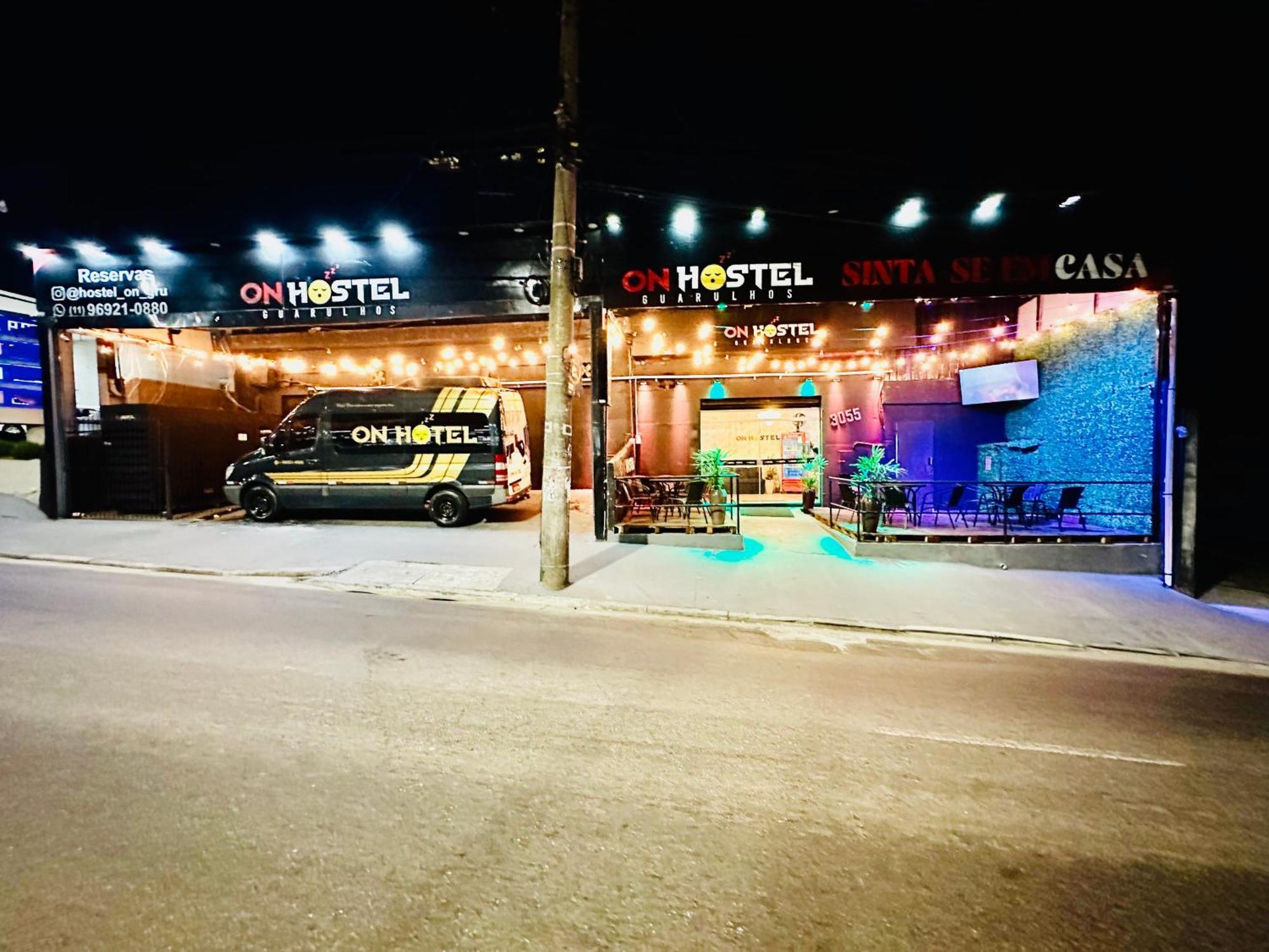 On Hostel II Gru Aeroporto Translado 24 Hs Guarulhos Exteriör bild